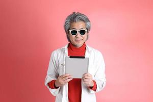 Man on Pink photo