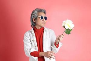Man on Pink photo