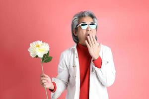Man on Pink photo