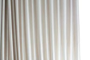 Windows Curtain with White Background photo