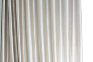 Windows Curtain with White Background photo