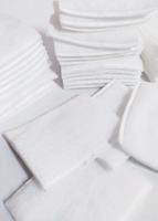 White cotton pads photo