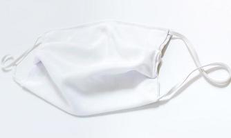 Protective masks on a white background photo
