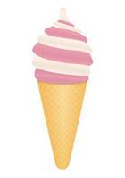 Ice Cream Food Icon Vector Illustration