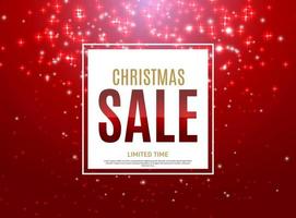 Christmas and New Year Sale Background, Discount Coupon Template vector