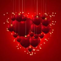 Valentine's Day Love and Feelings Sale Background Design. vector