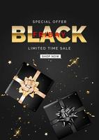 Black Friday Sale Banner Template. Vector Illustration