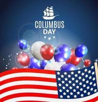 Vector Illustration of Columbus Day