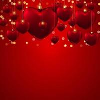 Valentine's Day Love and Feelings Sale Background Design. vector