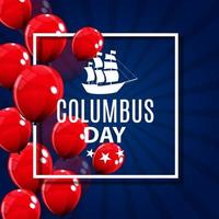 Vector Illustration of Columbus Day