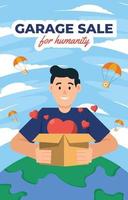 World Humanitarian Day Sale Poster vector