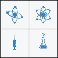 set bundle science logo design