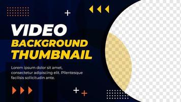 abstract video thumbnail vector