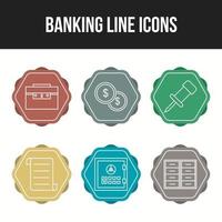 Unique Banking icons for personal and commercial use vector