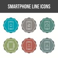 Smartphone and Mobile Apps Vector Icon Set