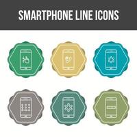 Smartphone and Mobile Apps Vector Icon Set