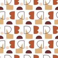 Abstract Geometric modern seamless pattern vector