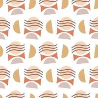 Abstract Geometric modern seamless pattern vector