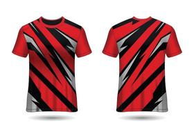 diseño de camiseta deportiva. maillot de carreras. vista frontal y trasera uniforme. vector