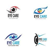 Eye care health icon and symbol vector