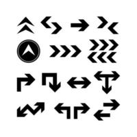 diseño de icono de flecha moderno o icono hacia arriba o icono siguiente vector