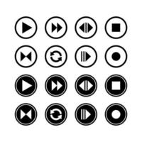 Circle Arrow Icon Design Collection or Up Icon or Next Icon vector