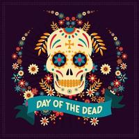 Day of the Dead Background vector