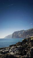 Los Gigantes cliffs coast natural landmark and scenery in south Tenerife island Spain