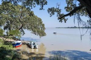 View of famous lake Tana near Bahir Dar Ethiopia photo