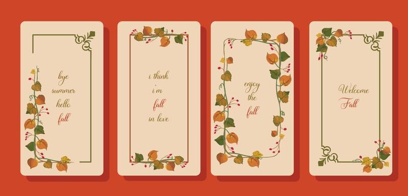 Welcoming Fall Card Set