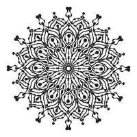 mandala islámico de meditación relajación patrón floral árabe vector
