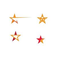 ilustración del logo de estrella vector