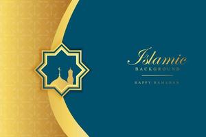 islamic background for islamic day vector