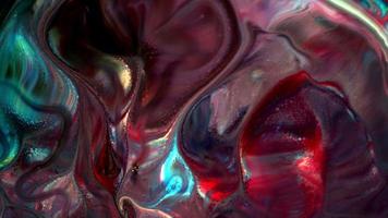 abstracto colorido comida tinta artística propagación explotar video