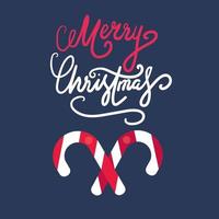 Merry Christmas and Happy New Year vector