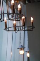 Multi chandelier light pendant in ceiling photo