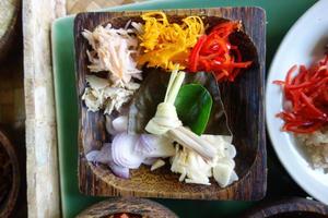 Ingredients and herbs for variety food cooking photo