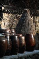Kimchi traditional fermentation ceramic vase photo