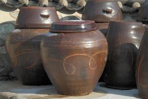 Kimchi traditional fermentation Vase photo