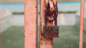 Rusty Padlock on The Fence photo