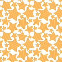 Cartoon holiday star stripes. seamless pattern. vector