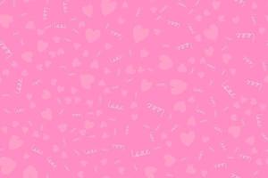 Love seamless pattern background with hearts. Vector Illustration