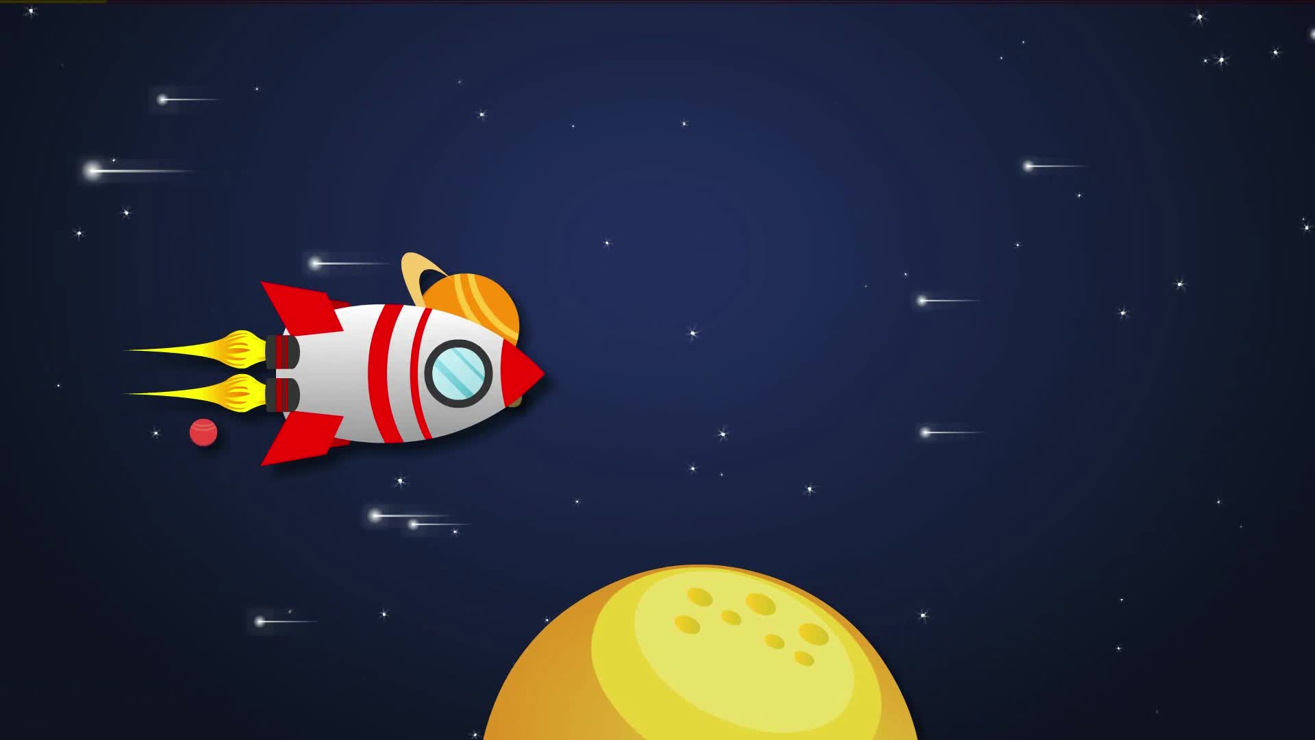 Cartoon Space Background Stock Video Footage for Free Download