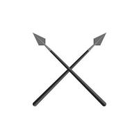 Spear Vector icon design illustration