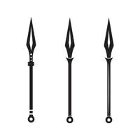 Spear Vector icon design illustration