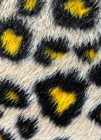 Leopard skin pattern leatherette fabric photo
