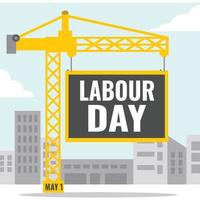 celebration labour day design template vector