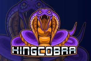 king cobra e sport logo vector