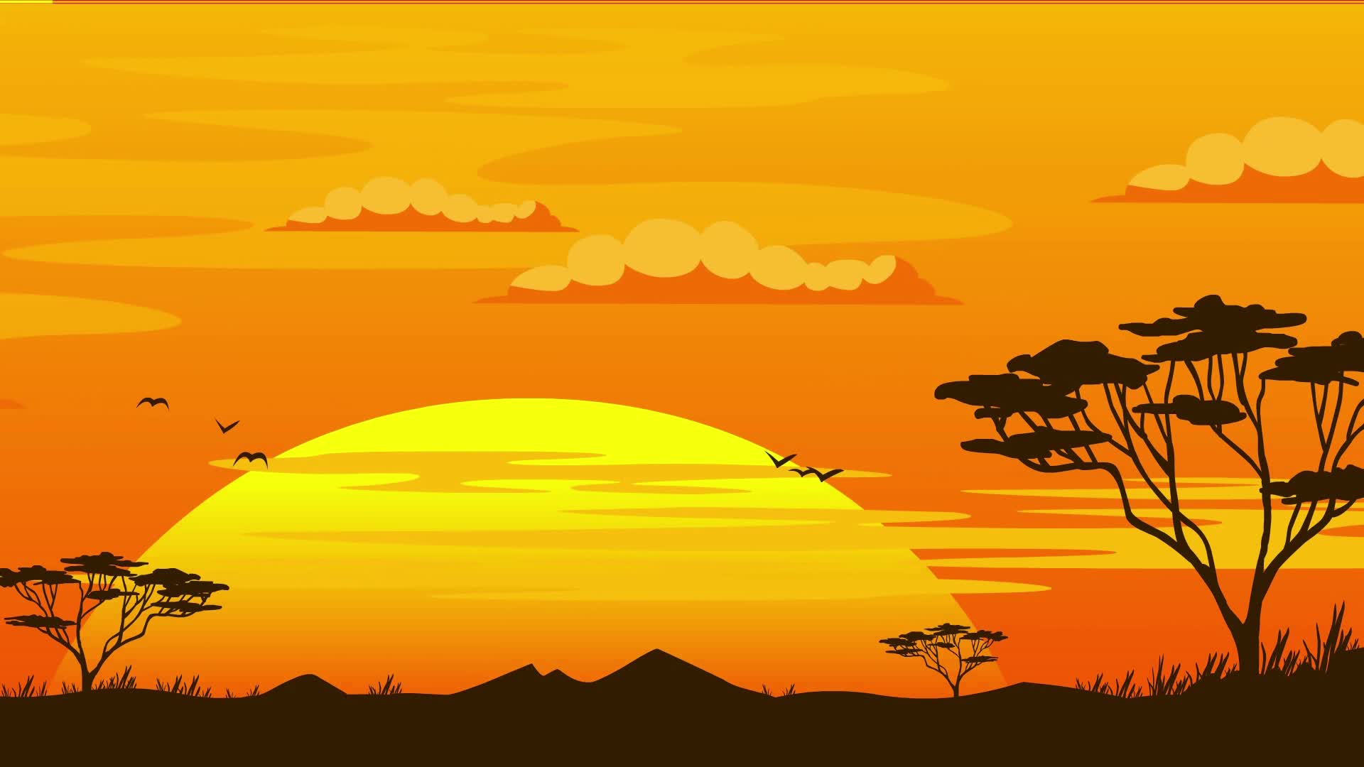 african grasslands background