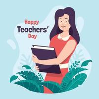 Happy Teachers' Day Concept vector